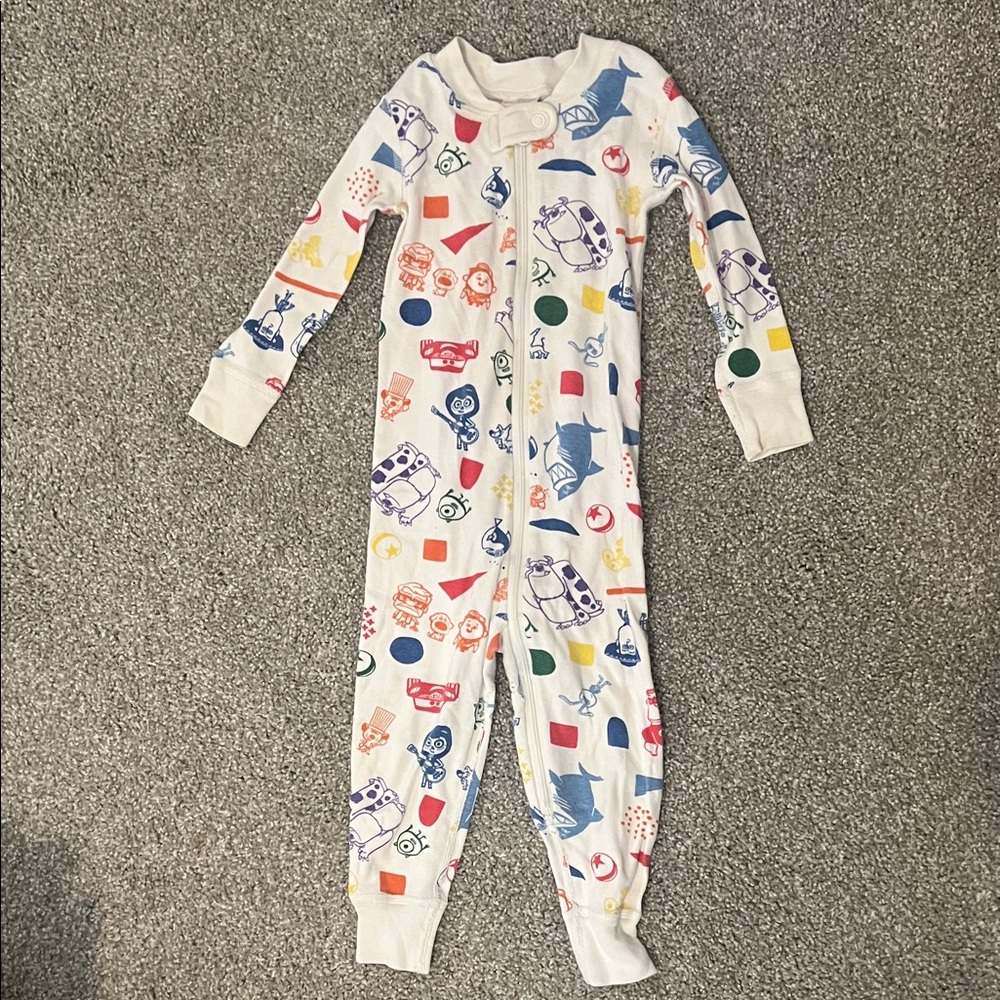 Hanna Andersson Pixar Colorful Kids One Piece Pajama